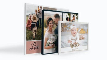 Canvas design templates showing multiple size options in landscape and portrait formats